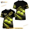 Custom 3D Print Tennis Shirt Men Women, Tennis Player Tee Shirt
