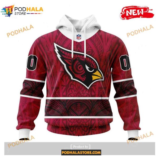 Custom Arizona Cardinals Native With Samoa Culture Design Shirt NFL Hoodie 3D