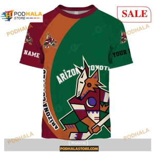 Custom Arizona Coyotes Sweatshirt Nhl Hoodie 3d You Laugh I Laugh You Cry I Cry 2