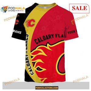 Custom Calgary Flames Sweatshirt Nhl Hoodie 3d You Laugh I Laugh You Cry I Cry 2