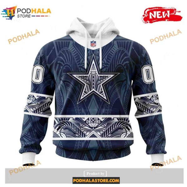 Custom Dallas Cowboys Native With Samoa Culture Design Shirt NFL Hoodie 3D