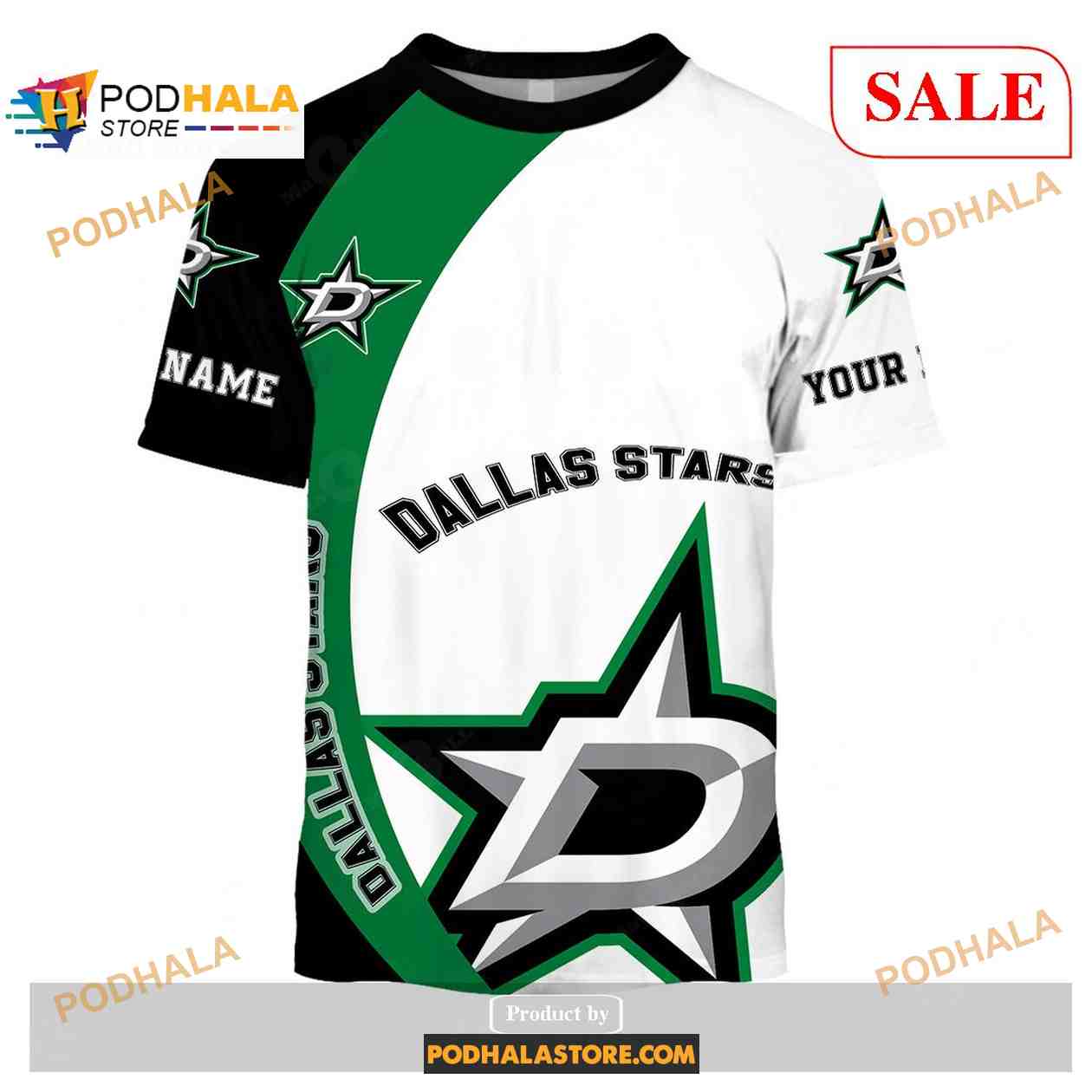 Custom Dallas Stars Camo Military Appreciation Sweatshirt NHL
