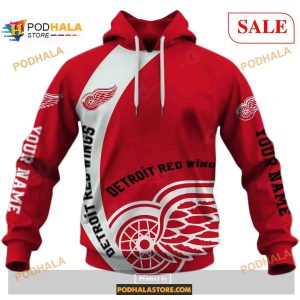 Custom Detroit Red Wings Sweatshirt NHL Hoodie 3D, You laugh I Laugh You Cry I Cry