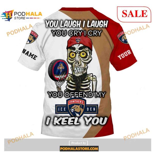Custom Florida Panthers Sweatshirt NHL Hoodie 3D, You laugh I Laugh You Cry I Cry