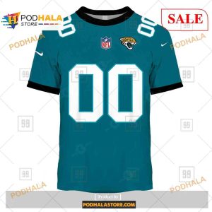 Custom Jacksonville Jaguars Home Shirt NFL Hoodie 3D 2