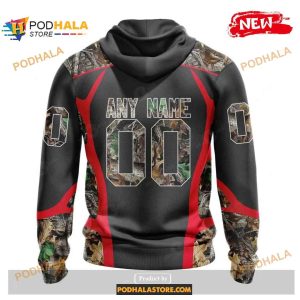 Custom Kansas City Chiefs Special Camo Hunting Black Design NFL Hoodie 3D 2