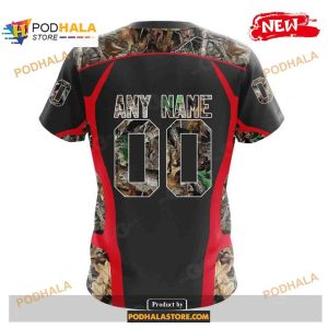 Custom Kansas City Chiefs Special Camo Hunting Black Design NFL Hoodie 3D 4