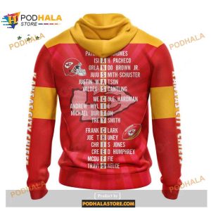 Custom Kansas City Chiefs Super Bowl LVII Champions Kits NFL Hoodie 3D 2