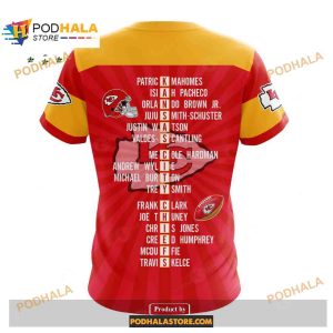 Custom Kansas City Chiefs Super Bowl LVII Champions Kits NFL Hoodie 3D 4