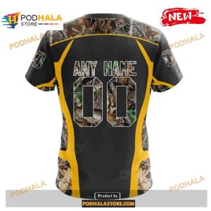 Custom Los Angeles Rams Special Camo Hunting Black Design NFL Hoodie 3D 3