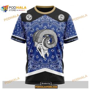 Custom Los Angeles Rams Unisex Kits In Classic Style NFL Hoodie 3D 3