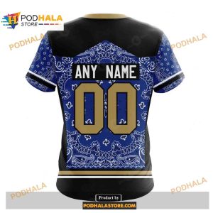 Custom Los Angeles Rams Unisex Kits In Classic Style NFL Hoodie 3D 4