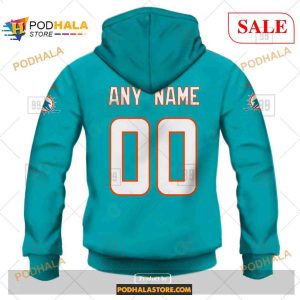 Custom Miami Dolphins Home Shirt NFL Hoodie 3D 3