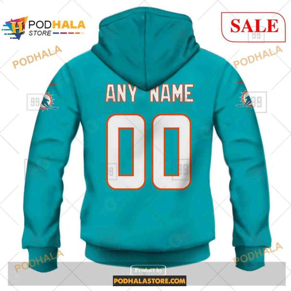 Custom Miami Dolphins Home Shirt NFL Hoodie 3D