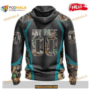 Custom Miami Dolphins Special Camo Hunting Black Design NFL Hoodie 3D 2
