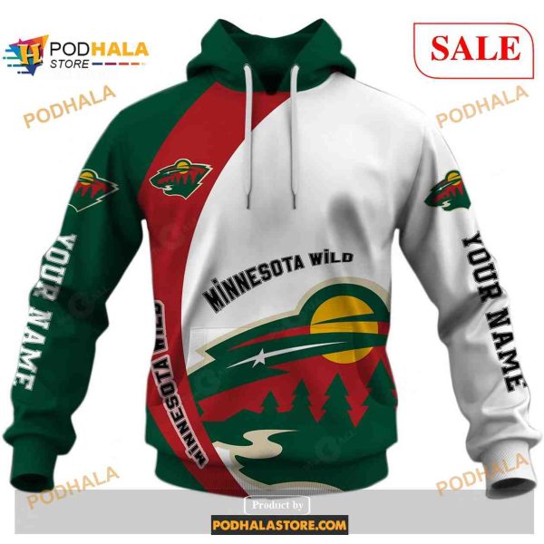 Custom Minnesota Wild Sweatshirt NHL Hoodie 3D, You laugh I Laugh You Cry I Cry