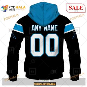 Custom NFL Carolina Panthers Home Shirt Hoodie 3D 3