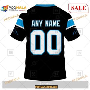 Custom NFL Carolina Panthers Home Shirt Hoodie 3D 4
