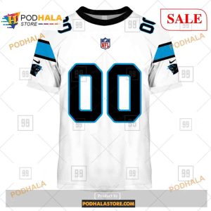Custom NFL Carolina Panthers Road Jersey Shirt Hoodie 3D 2