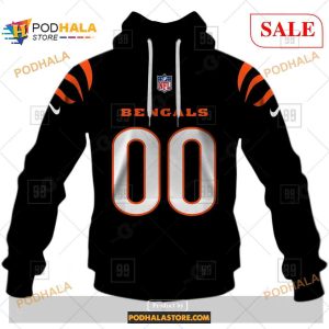 Custom NFL Cincinnati Bengals Home Shirt Hoodie 3D 1