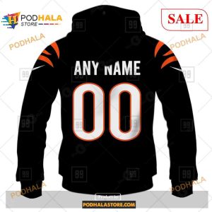 Custom NFL Cincinnati Bengals Home Shirt Hoodie 3D 3