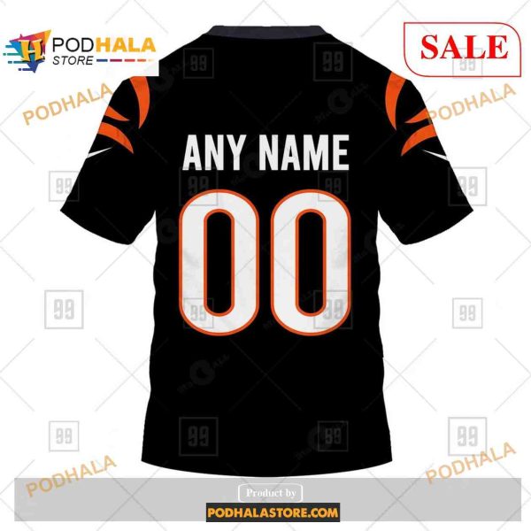 Custom NFL Cincinnati Bengals Home Shirt Hoodie 3D
