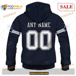 Custom NFL Dallas Cowboys Home Shirt Hoodie 3D 3