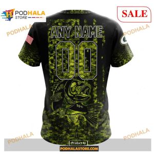 Personalized Green Bay Packers Skull Camo 3D Shirt, Hoodie