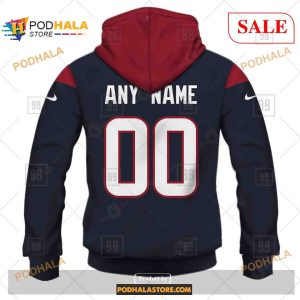 Custom NFL Houston Texans Home Shirt Hoodie 3D 3
