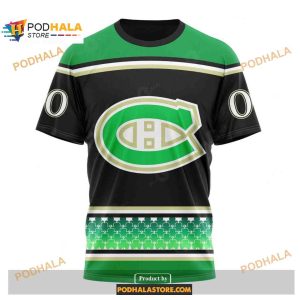 Custom NHL Montreal Canadiens Hockey Patricks Day Shirt Hoodie 3D 3