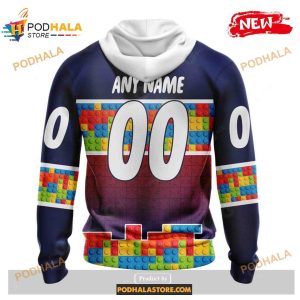 Custom NHL Montreal Canadiens Puzzle Game Gradients Full Color Shirt Hoodie 3D 2