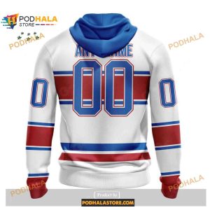 Custom NHL Montreal Canadiens Reverse Retro Redesign Shirt Hoodie 3D 2