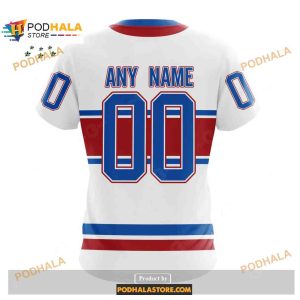 Custom NHL Montreal Canadiens Reverse Retro Redesign Shirt Hoodie 3D 4