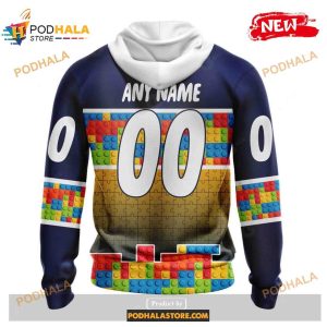 Custom NHL Nashville Predators Puzzle Game Gradients Full Color Shirt Hoodie 3D 2