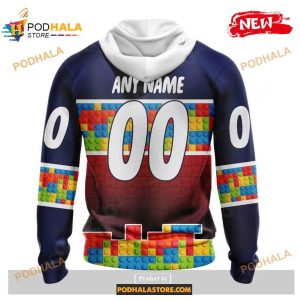 Custom NHL New Jersey Devils Puzzle Game Gradients Full Color Shirt Hoodie 3D 2