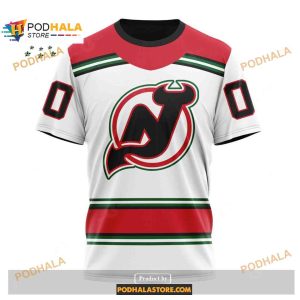 Custom NHL New Jersey Devils Reverse Retro Redesign Shirt Hoodie 3D 3