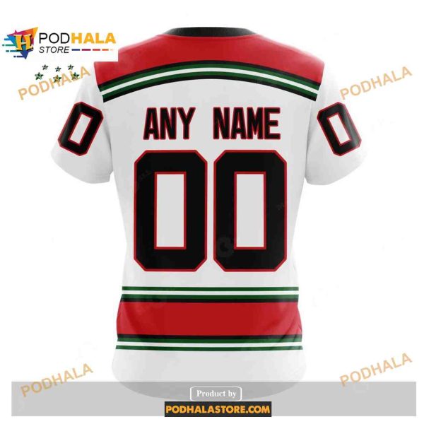 Custom NHL New Jersey Devils Reverse Retro Redesign Shirt Hoodie 3D
