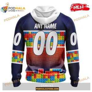 Custom NHL New York Islanders Puzzle Game Gradients Full Color Shirt Hoodie 3D 2