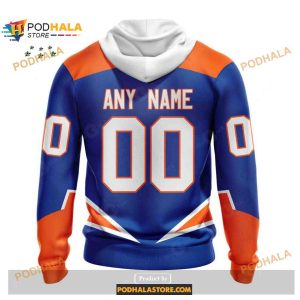 Custom NHL New York Islanders Reverse Retro Redesign Shirt Hoodie 3D 2
