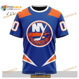 Custom NHL New York Islanders Reverse Retro Redesign Shirt Hoodie 3D 3