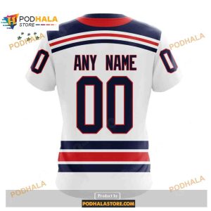 Custom NHL New York Rangers Reverse Retro Redesign Shirt Hoodie 3D 4