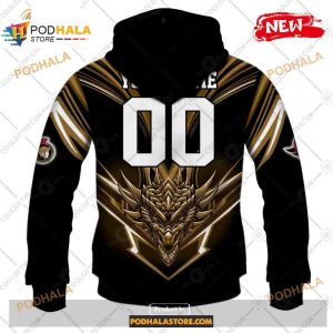 Custom NHL Ottawa Senators Dragon Design Shirt Hoodie 3D 3