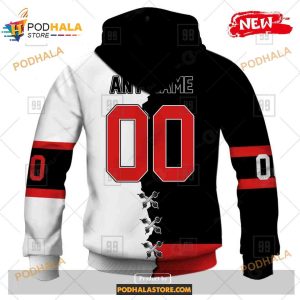 Custom NHL Ottawa Senators Mix Color Jersey 2023 Shirt Hoodie 3D 3