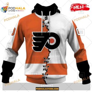 Custom Philadelphia Flyers Retro Vintage Tie Dye NHL Shirt Hoodie