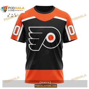 Custom NHL Philadelphia Flyers Reverse Retro Redesign Shirt Hoodie 3D 3
