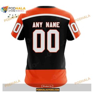 Custom NHL Philadelphia Flyers Reverse Retro Redesign Shirt Hoodie 3D 4