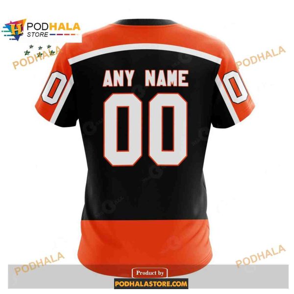 Custom NHL Philadelphia Flyers Reverse Retro Redesign Shirt Hoodie 3D