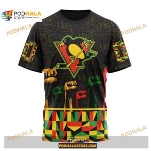 Custom NHL Pittsburgh Penguins Celebrate Black History Month Shirt Hoodie 3D 3