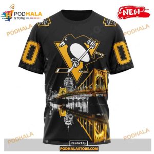 Custom NHL Pittsburgh Penguins City Of The Champions Steel City Design Shirt Hoodie 3D 3