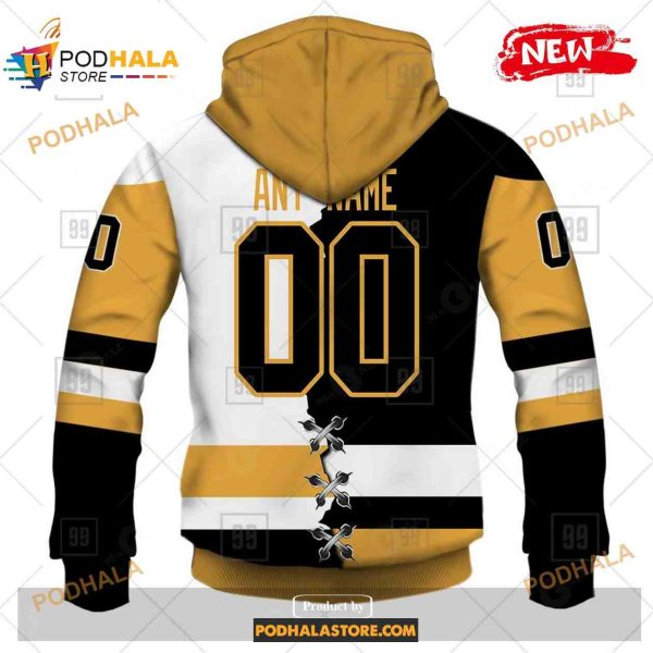 Custom NHL Pittsburgh Penguins Mix Color Jersey 2023 Shirt Hoodie 3D